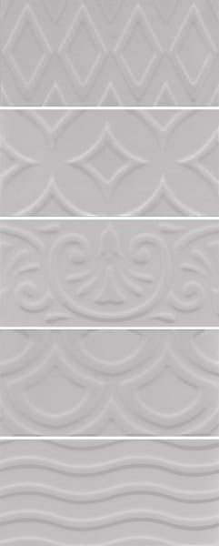 Настенная плитка 16018 Авеллино серый структура mix 7.4x15 от Kerama Marazzi (Россия)