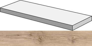 Угловая ступень ECO CHIC ANG.TOP DX NATURALE R правая (PF60006671) 32x120x4.5 от ABK Ceramiche (Италия)