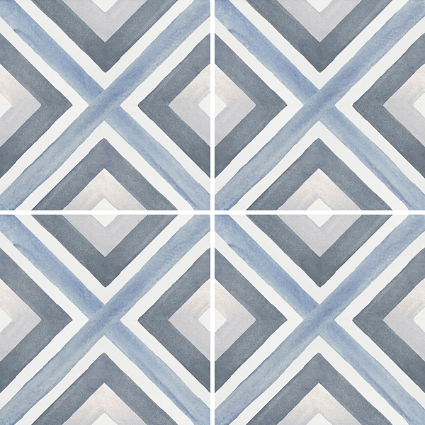Настенная плитка Artisan Blue 19.8x19.8 от SmileTile (Индия)