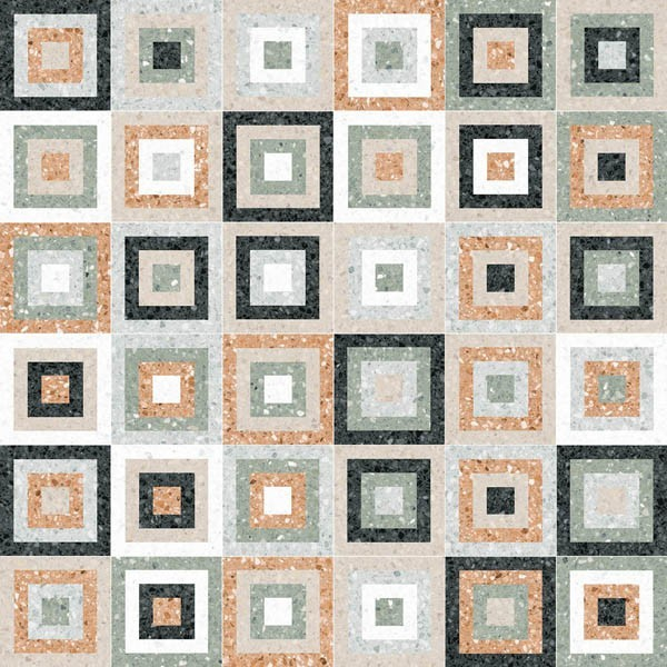 Керамогранит NIZA Laglio-R Multicolor 20x20 от Vives Ceramica (Испания)