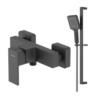 Комплект смесителей для душа Aquatek Либра AQ1632MB черный