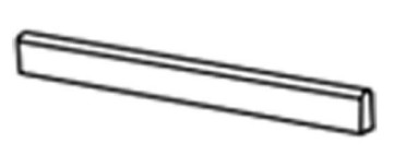 Плинтус ALPES RAW BATT. GREY 5.5x60 от ABK Ceramiche (Италия)