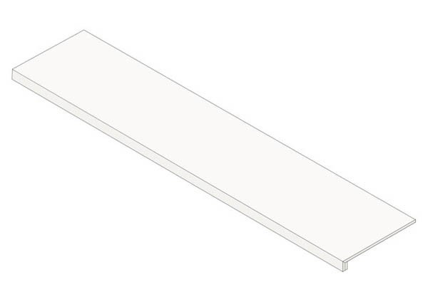 Фронтальная ступень Marvel X Calacatta Perla Scalino Lappato (AGIQ) 37.5x150 от Atlas Concorde (Италия)