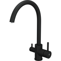 Смеситель для кухни RUSH SUS9035-37Black черный