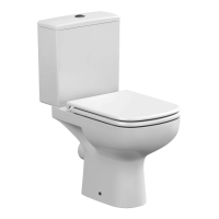 Унитаз-компакт напольный с бачком и сиденьем микролифт Cersanit Colour S-KO-COL011-3/5-COn-DL-w безободковый