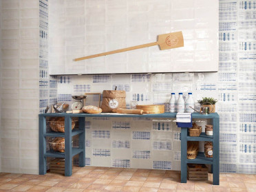 Настенная плитка Aquarel Blu 15x30 от Mainzu (Испания)