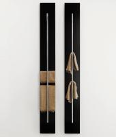 Полотенцесушитель электрический 250x1500 Antrax IT Teso ECTSV150001T/Neop черный