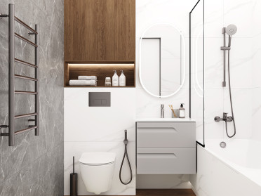 Керамогранит Carrara Excellent Silver белый Матовый 60x120 от Ceradim (Индия)