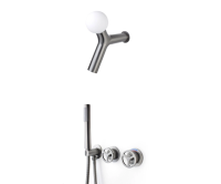 Душевой комплект Bronze de Luxe Liberty 5011GG-L серый