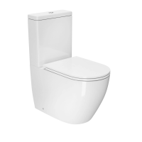 Унитаз-компакт напольный с бачком и сиденьем микролифт D&K Matrix DT1397516 безободковый