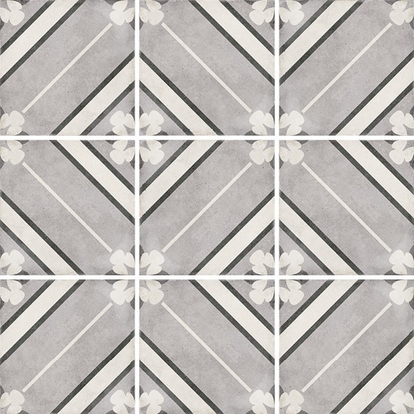 Керамогранит ART NOUVEAU INSPIRE GREY (24415) 20x20 от Equipe Ceramicas (Испания)