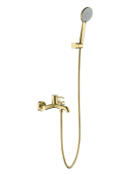 Смеситель для ванны Aquatek Европа AQ1349BG шлифованное золото