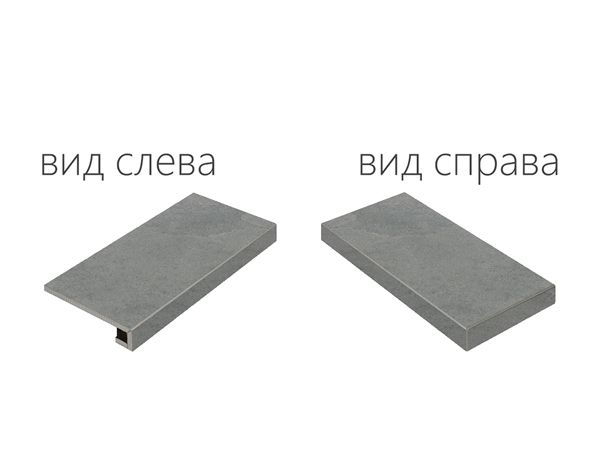 Ступень угловая правая MATERIA CARBONIO SCALINO ANGOLARE DESTRO 60 патт/ретт 33x60 от Italon (Россия)