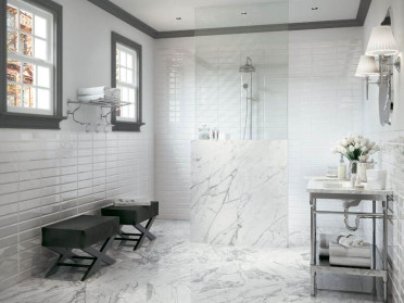 Плитка настенная Brick Calacatta Extra (LMKC) 8x31.5 от Atlas Concorde (Италия)