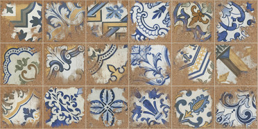 Декор ANTICO CASALE NESSO COTTO MIX RECT 20x20 от APE Ceramica (Испания)