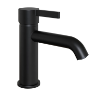 Смеситель для раковины Paini Brera 74PZ205O без донного клапана, черный матовый PVD