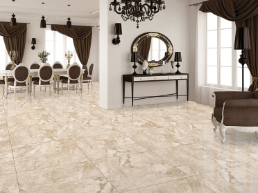 Керамогранит Brecia Ivory Polished (PR104) 60x60 от Primavera (Индия)