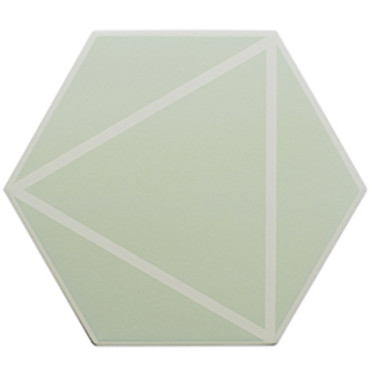 Керамогранит FANCY LINES MINT (127020) 20x23 от DNA Tiles (Испания)