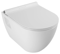 Унитаз подвесной с сиденьем микролифт Serel Smart SM46SL безободковый