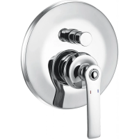 Встраиваемый двухпозиционный смеситель Cezares Liberty LIBERTY-F-VDIM-01 хром