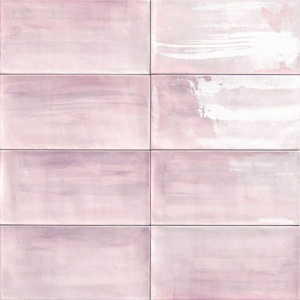 Настенная плитка Aquarel Pink 15x30 от Mainzu (Испания)