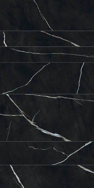 Керамогранит Marvel Meraviglia Black Origin Grid Velvet (AJQX) 59.5x118.2 от Atlas Concorde (Италия)