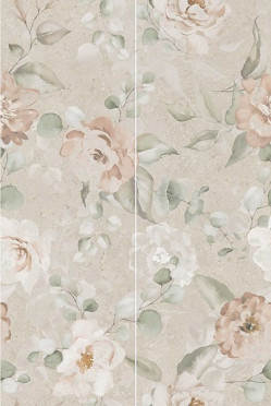 Панно Риккарди 2 бежевый матовый обрезной (AZ/B051/2x/14059R) 80x120 от Kerama Marazzi (Россия)