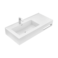 Раковина мебельная Aquaton Квадро Про 100 1A733331QA01L белая