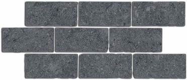 Бордюр Роверелла BR021 серый темный мозаичный 34.5x14.7 от Kerama Marazzi (Россия)