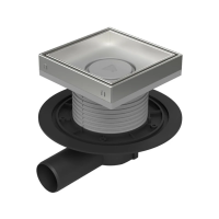 Душевой трап с решеткой под плитку Paini 150х150 мм