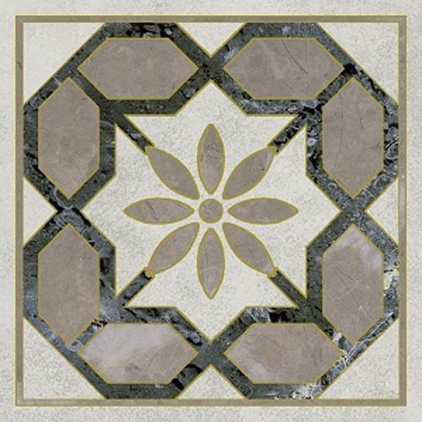 Вставка Серенада 1 лаппатированный обрезной (OS/A283/SG606220RL) 7.2x7.2x0.9 от Kerama Marazzi (Россия)