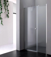 Душевая дверь в нишу Cezares Elena 120 см. профиль хром, стекло прозрачное