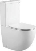 Унитаз-компакт напольный с бачком и сиденьем микролифт Aquanet Cetus 00257419 безободковый