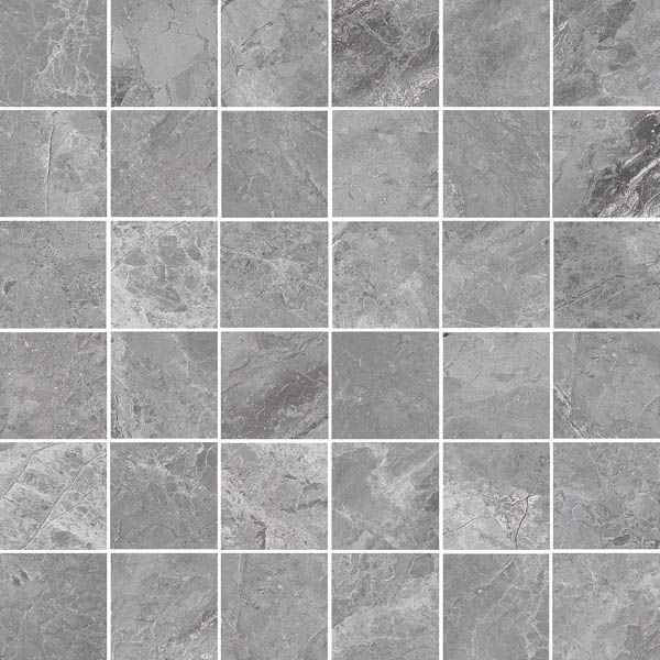 Мозаика SUPREME Mosaico Grey Nat. 4.7x4.7 (75532) 30x30 от Cerdomus (Италия)