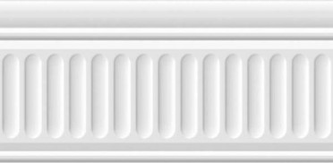 Бордюр Бланше 19048/3F белый структурированный 20x9.9 от Kerama Marazzi (Россия)