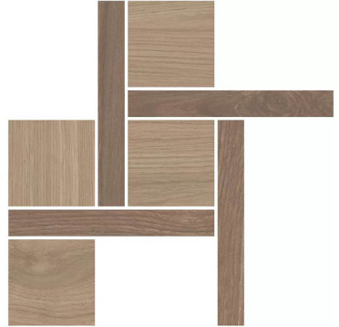 Декор Альберони 3 мозаичный коричневый матовый обрезной (T056\SG644020) 27.5x27.5 от Kerama Marazzi (Россия)