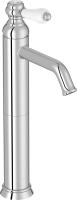 E24361-CP LOUISE смеситель для раковины высокий без донного клапана