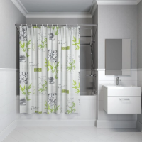 Штора для ванной Iddis Promo P02PV11i11 зеленый