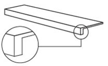 Фронтальная ступень SUPREME HEDONISM GTOP.CALACATTA DANTE NAT R (PF60017888) 32x120 от Flaviker (Италия)