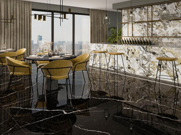 Мозаика MALLA HEX CR LUX GROTTA ORO 22.5x32.5 от Pamesa (Испания)