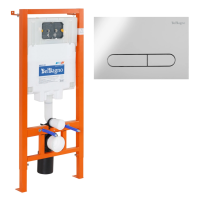 Инсталляция для подвесного унитаза 2в1 BelBagno BB002-80/BB005-PR-CHROME