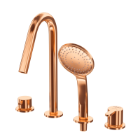 Смеситель для ванны Cezares Leaf LEAF-BVDM4-SS sunset