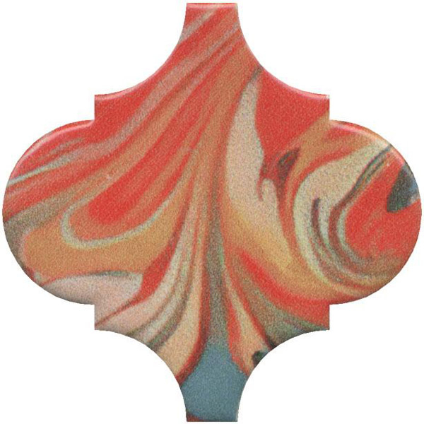 Декор Арабески Венеция красный матовый (VT\A625\65000) 6.5x6.5x6.9 от Kerama Marazzi (Россия)