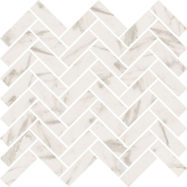 Мозаика SENSI MOS CHEVRON CALACATTA 30x30 от ABK Ceramiche (Италия)