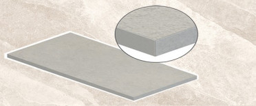 Фронтальная ступень SHALE SAND GRADONE COSTA LUCIDA (SL02G5S) 30x120 от Italgraniti (Италия)