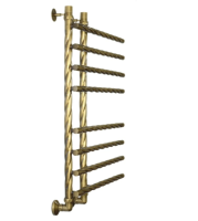 Полотенцесушитель водяной 500x1000 Двин L braid 4627166553995 бронза