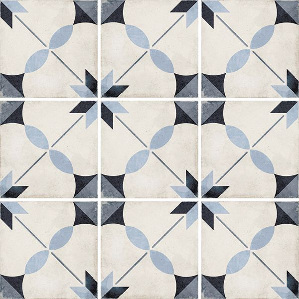 Керамогранит ART NOUVEAU ARCADE BLUE (24411) 20x20 от Equipe Ceramicas (Испания)