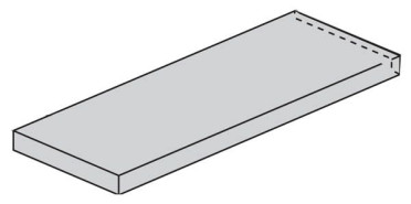 Угловая ступень CHA.DEL.ARABESCATO SCAL.80 ANG.SX левая (620070001632) 33x80 от Italon (Россия)