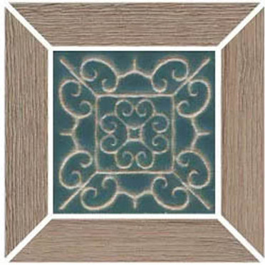 Вставка Тровазо наборный коричневый тёмный матовый (ID158) 13x13x0.9 от Kerama Marazzi (Россия)