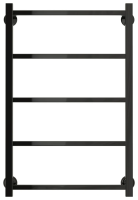Полотенцесушитель водяной 800х500 Сунержа Стилье 17640-8050 черный